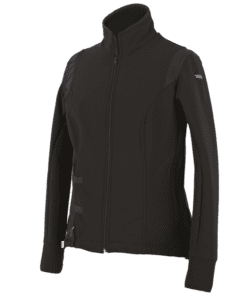 airshell-reiterblouson schwarz-grau