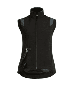 airshell-reiterweste schwarz-grau